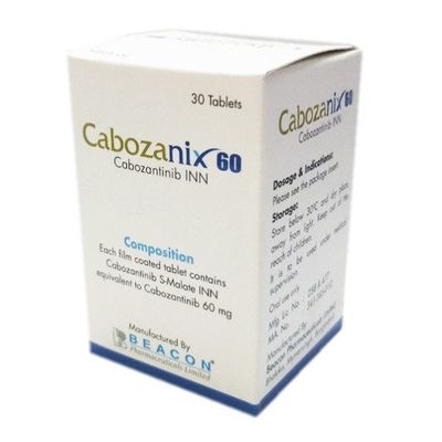 kupować Beacon  Kabozantynib XL-184 Cabozanix   60mg*30 tabletek Rak nerki, rak tarczycy, rak wątroby, mięsak tkanek miękkich, niedrobnokomórkowy rak płuca, rak prostaty, rak piersi, rak jajnika online manufacture
