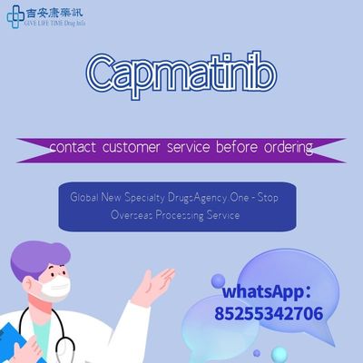 kupować 150 mg 200 mg Capmatinib INC280 Tabrecta 56 tabletek Celem MET online manufacture