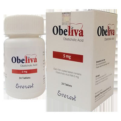 Everest、Tlph、Beacon Kwas obetycholiczny 6-ECDCA、INT-747 Obetix 5 mg*30 tabletek Pierwotne zapalenie żółciowe w postaci cholangietu w stadium 1 2 3
