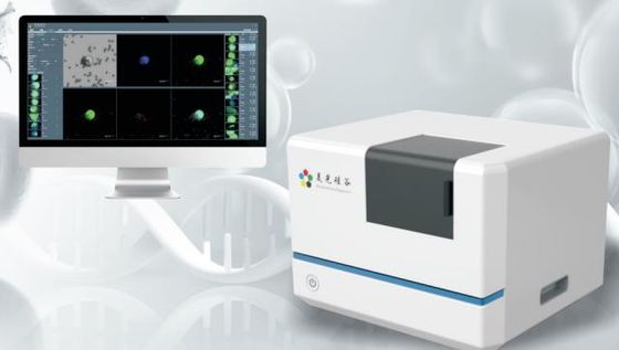 IsoCell TM System mikroskopii fluorescencyjnej skanującej Sprzęt do badań genetycznych